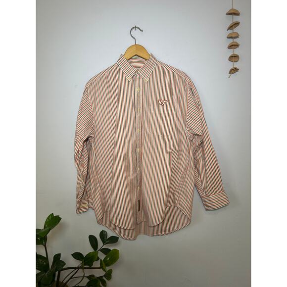 VESI Other - VESI Sportswear Virginia Tech Long-Sleeve Button-Down Dress‎ Shirt - (Men's M)